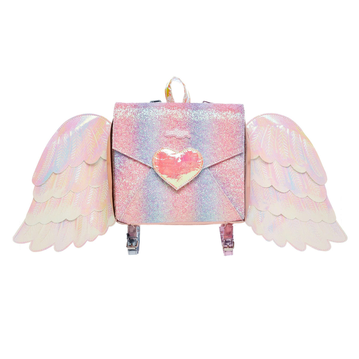 Smiggle – Rosa Rucksack mit ätherischen Flügeln