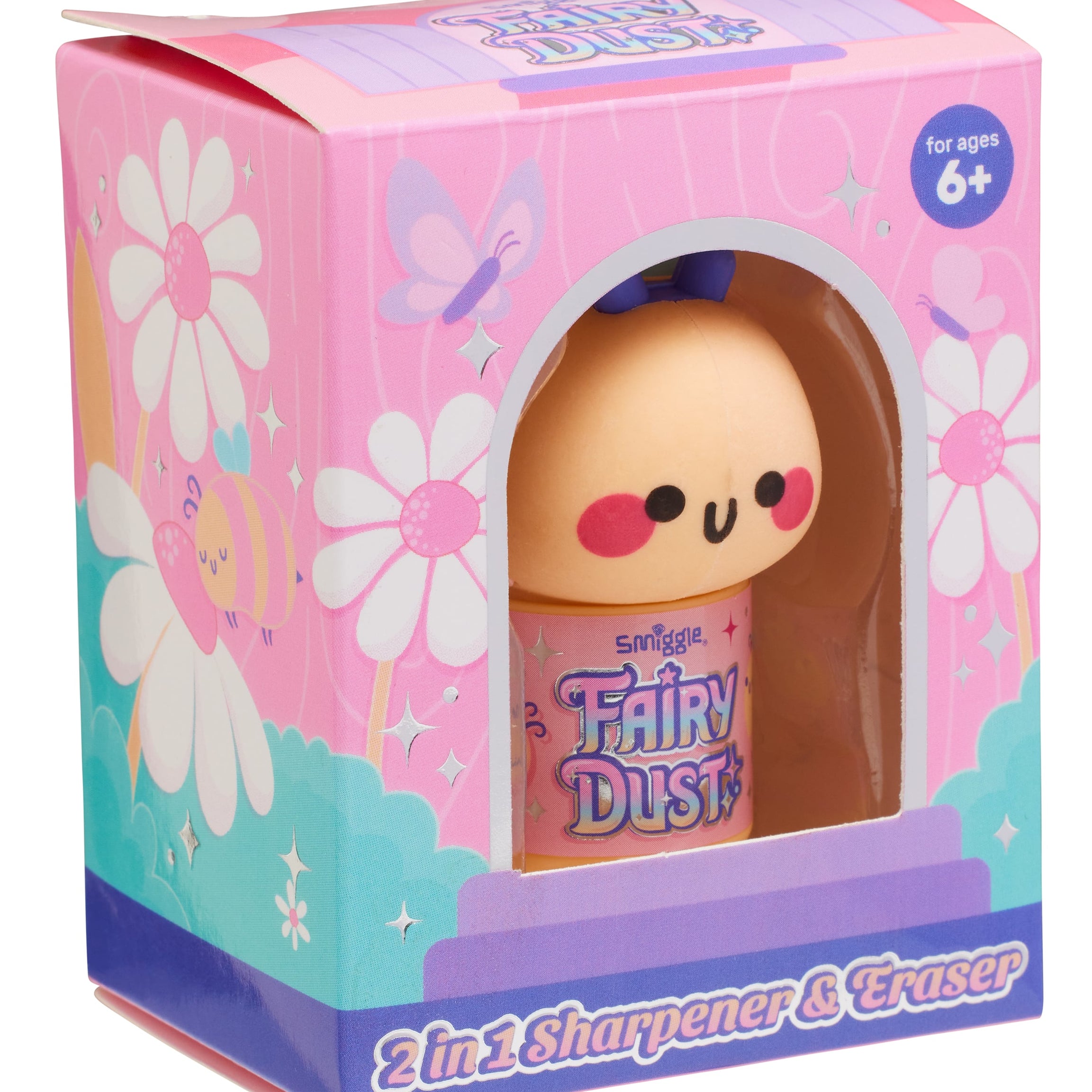 Smiggle - Fairy Dust 2-in-1 Anspitzer und Radiergummi