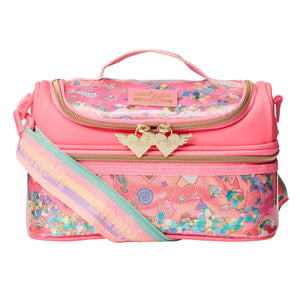 Smiggle – Fiesta Doppeldecker-Lunchbox mit Kleiderbügel