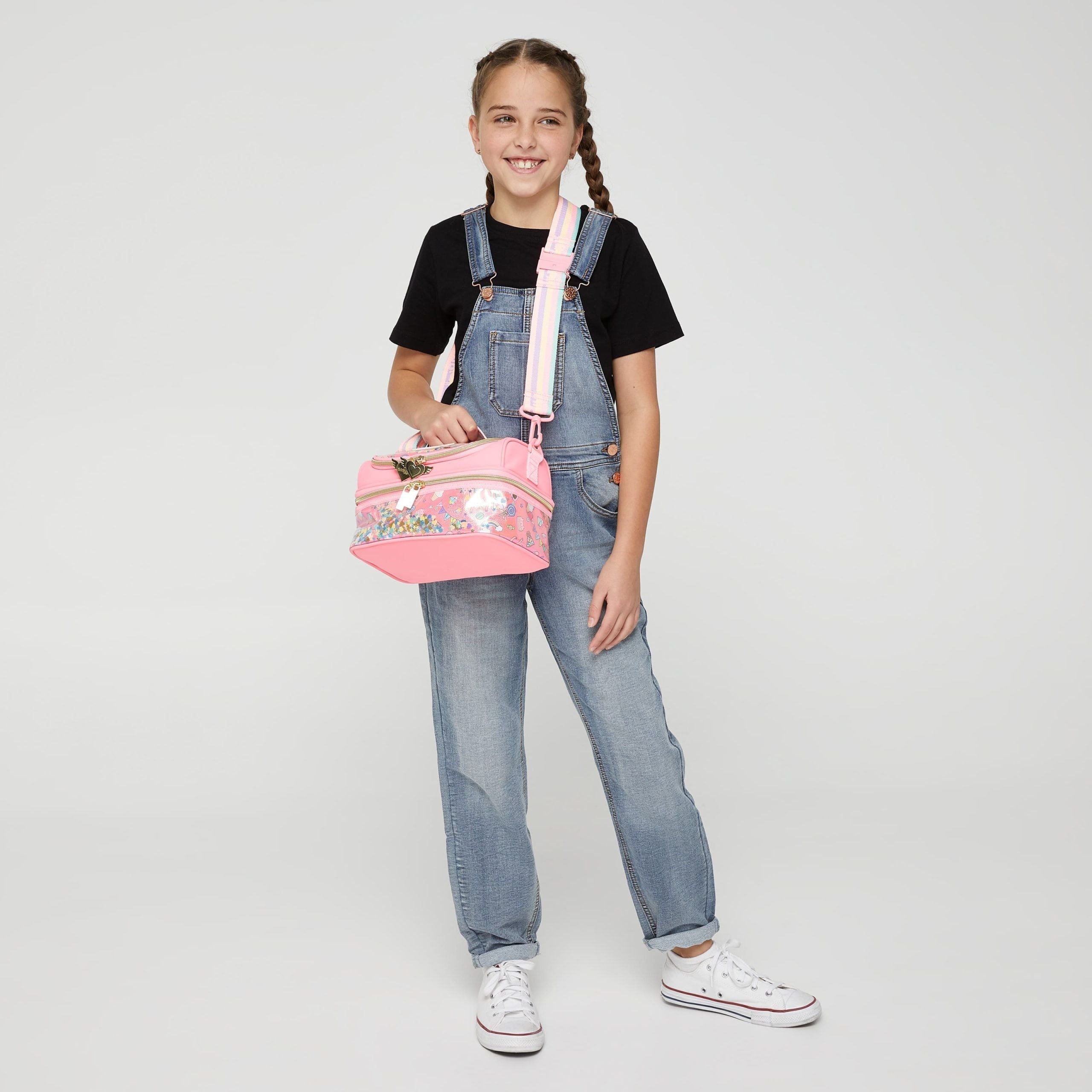 Smiggle – Fiesta Doppeldecker-Lunchbox mit Kleiderbügel