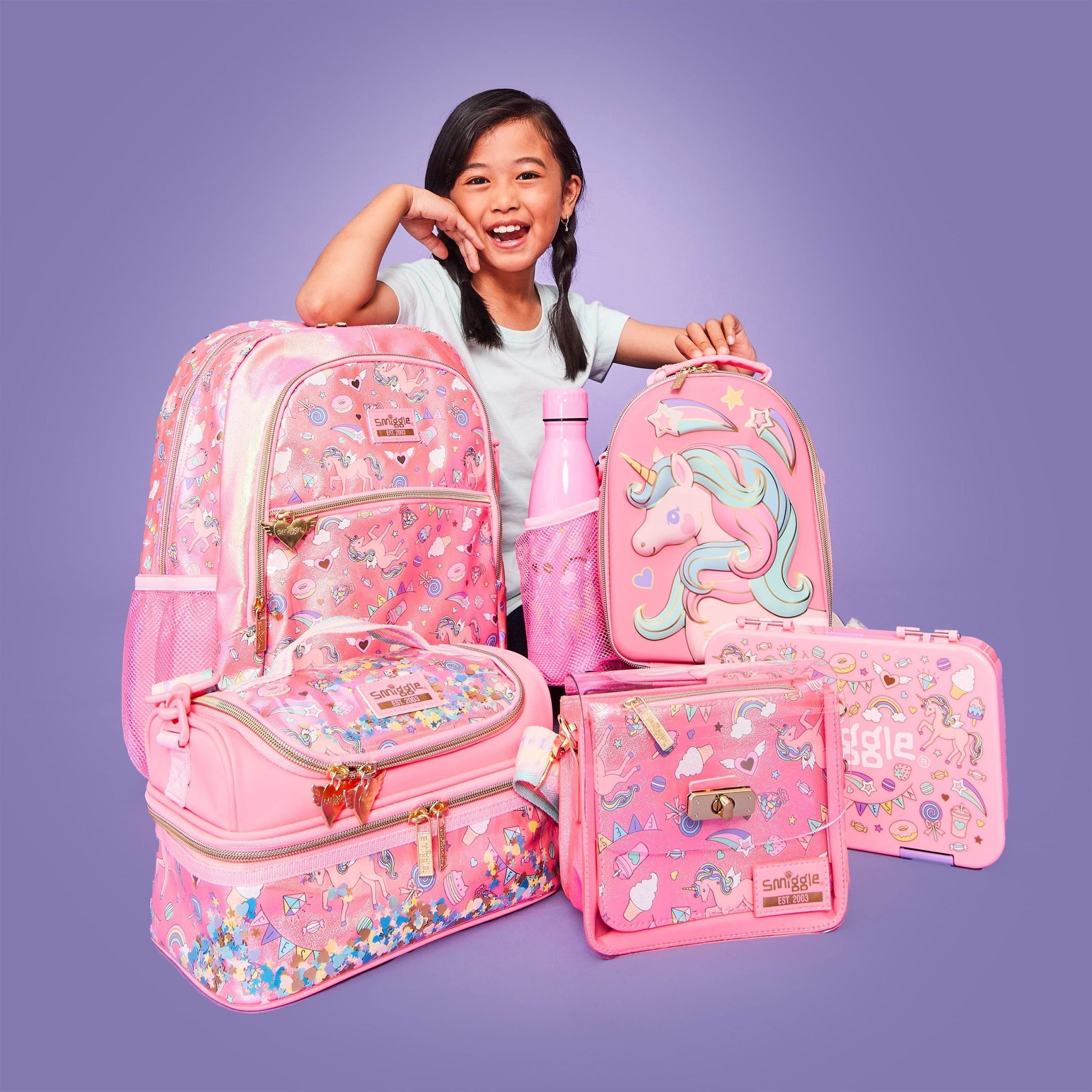 Smiggle – Fiesta Lunch- und Wochenendtasche mit Schultergurt
