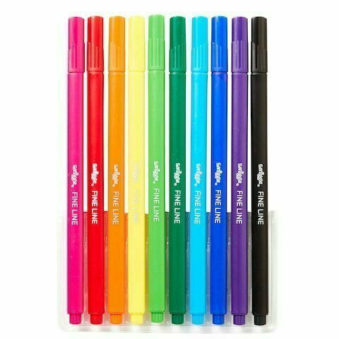 Smiggle – Fineline-Stift-Set, 10 Stück