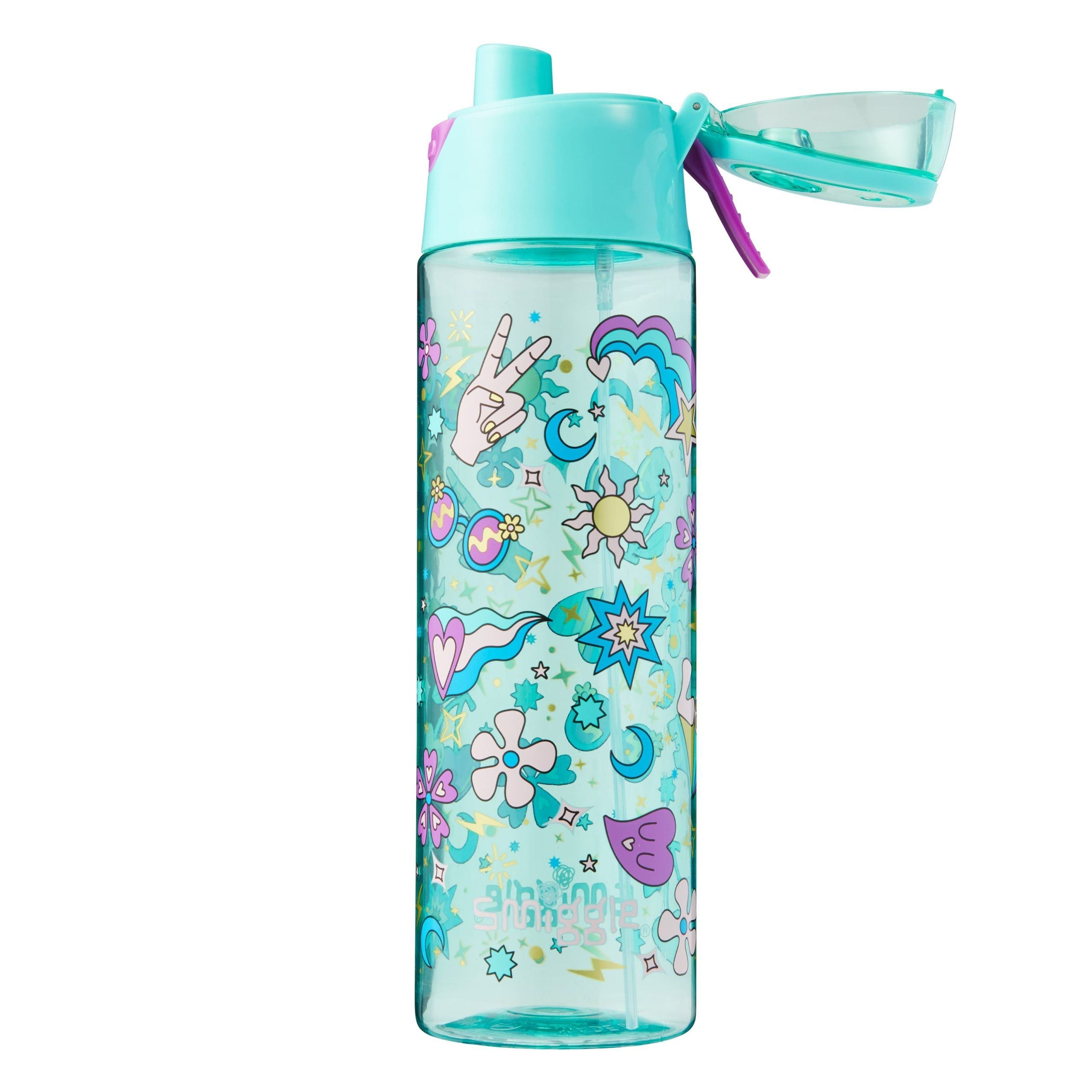 Smiggle - Flash Spritz 760 ML Automatischer Trinker mit Wasserspray