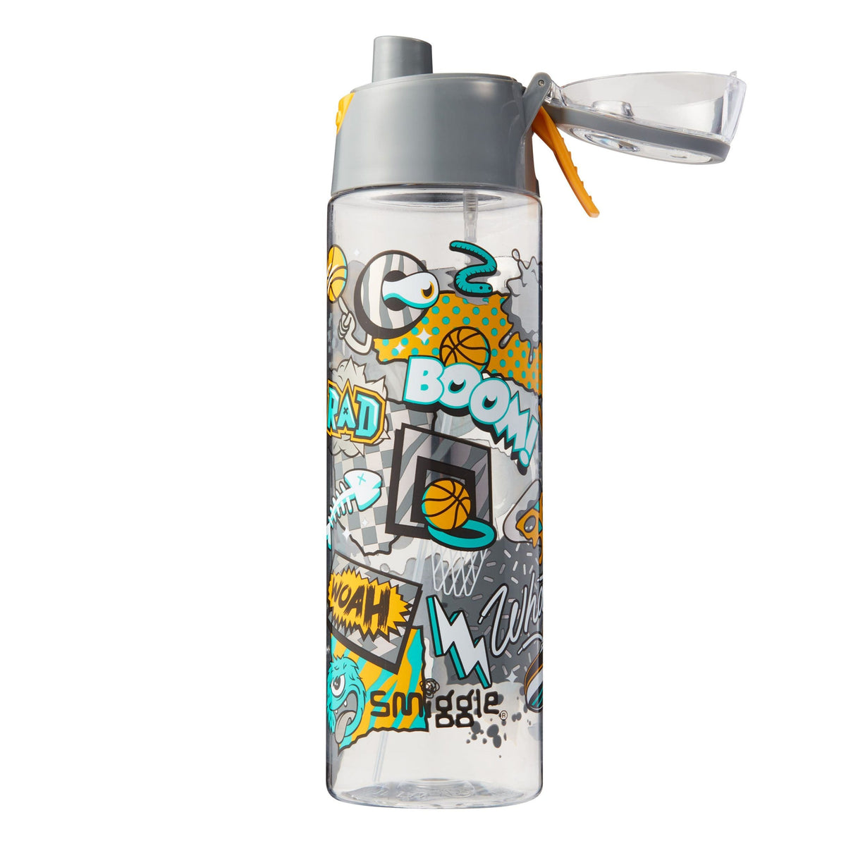 Smiggle - Flash Spritz 760 ML Automatischer Trinker mit Wasserspray