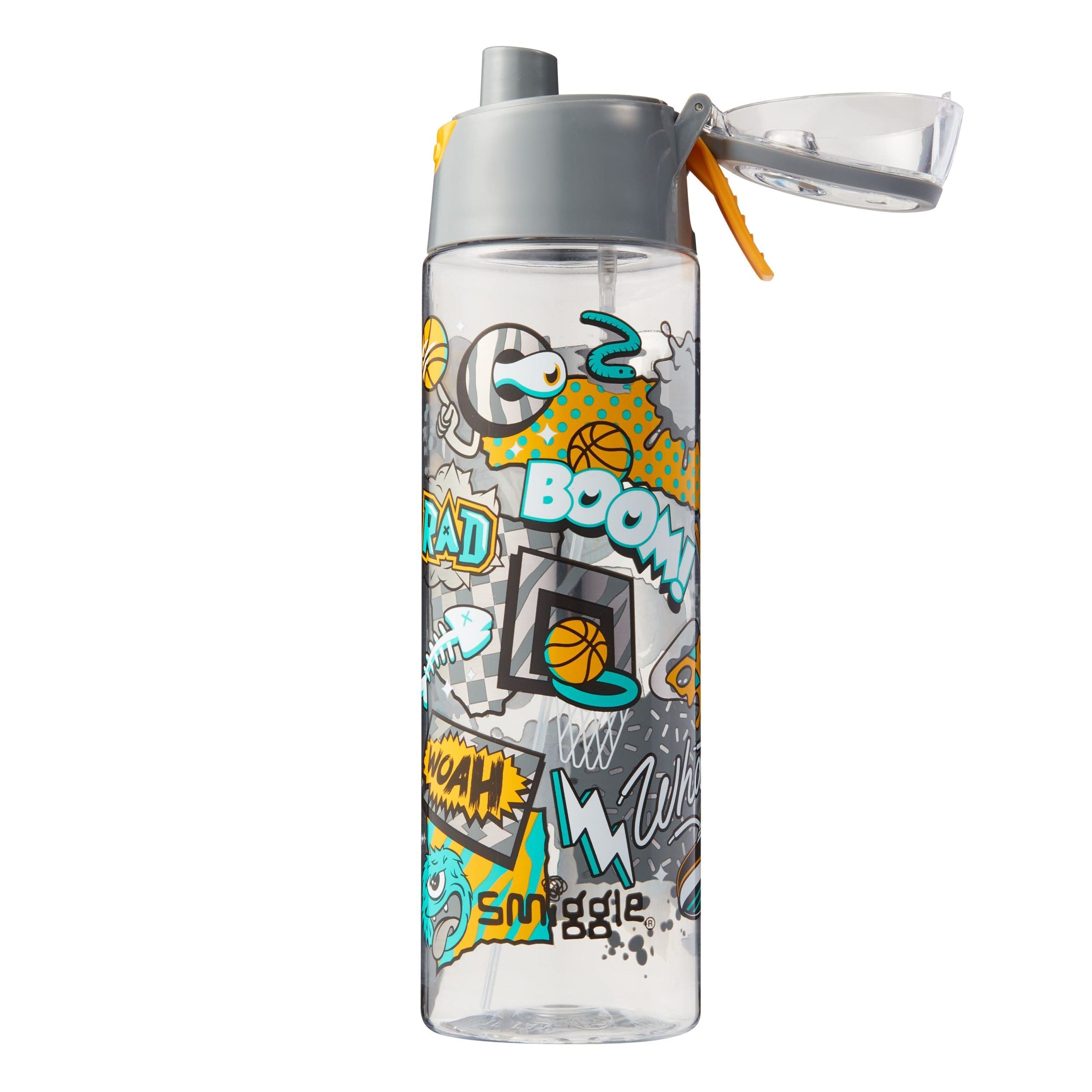 Smiggle - Flash Spritz 760 ML Automatischer Trinker mit Wasserspray