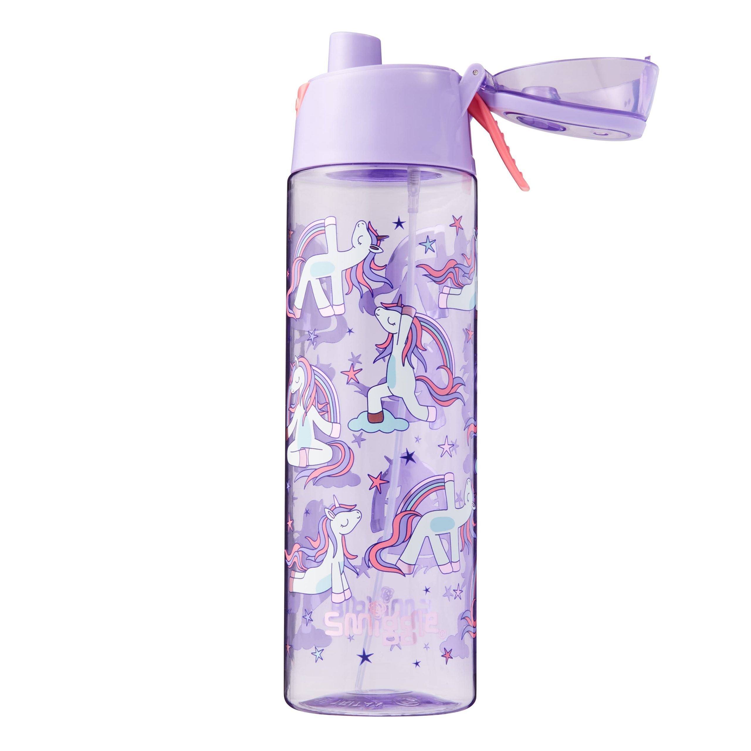 Smiggle - Flash Spritz 760 ML Automatischer Trinker mit Wasserspray