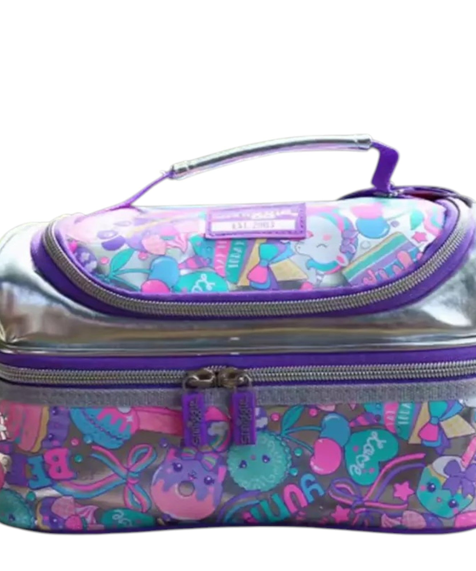 Smiggle - Auffällige Pailletten Doppellagige Brotdose