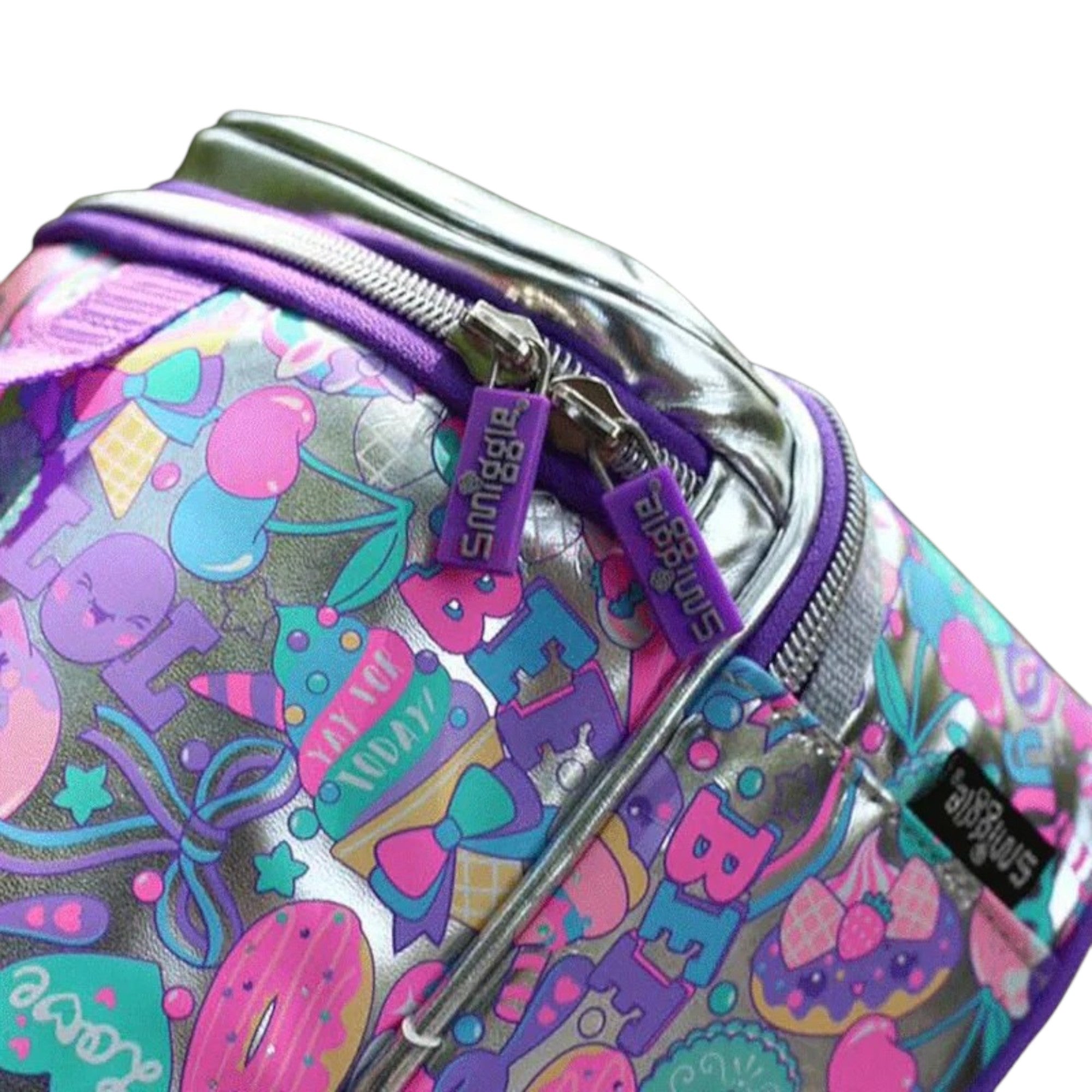 Smiggle - Flashy Sequin Çift Katlı Beslenme Çantası