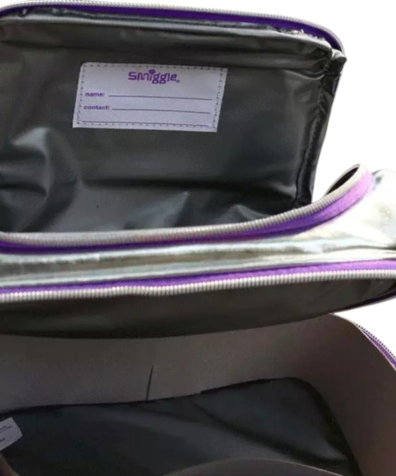 Smiggle - Auffällige Pailletten Doppellagige Brotdose