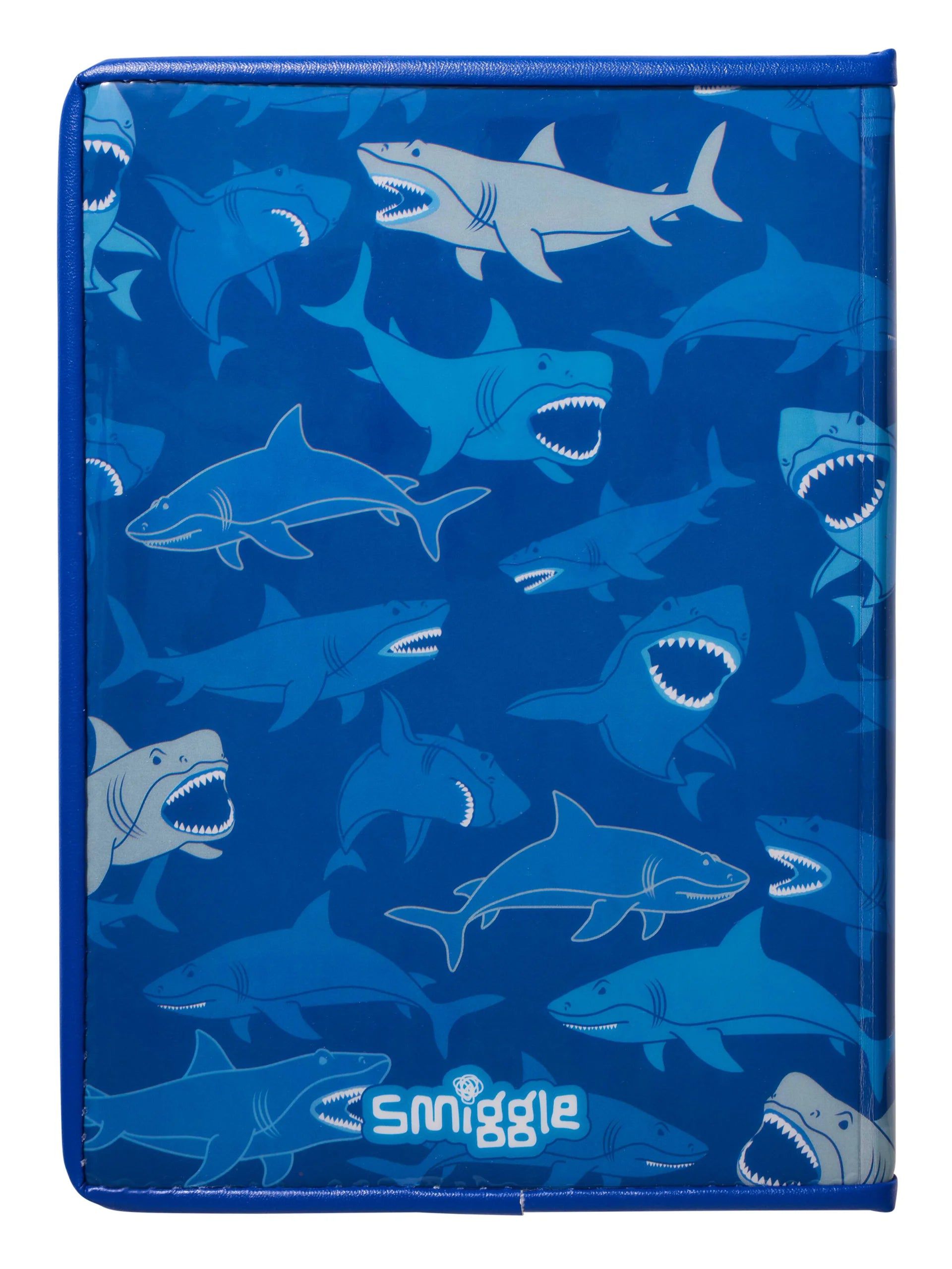 Smiggle - Float Animated Shark Patterned A5-Notizbuch