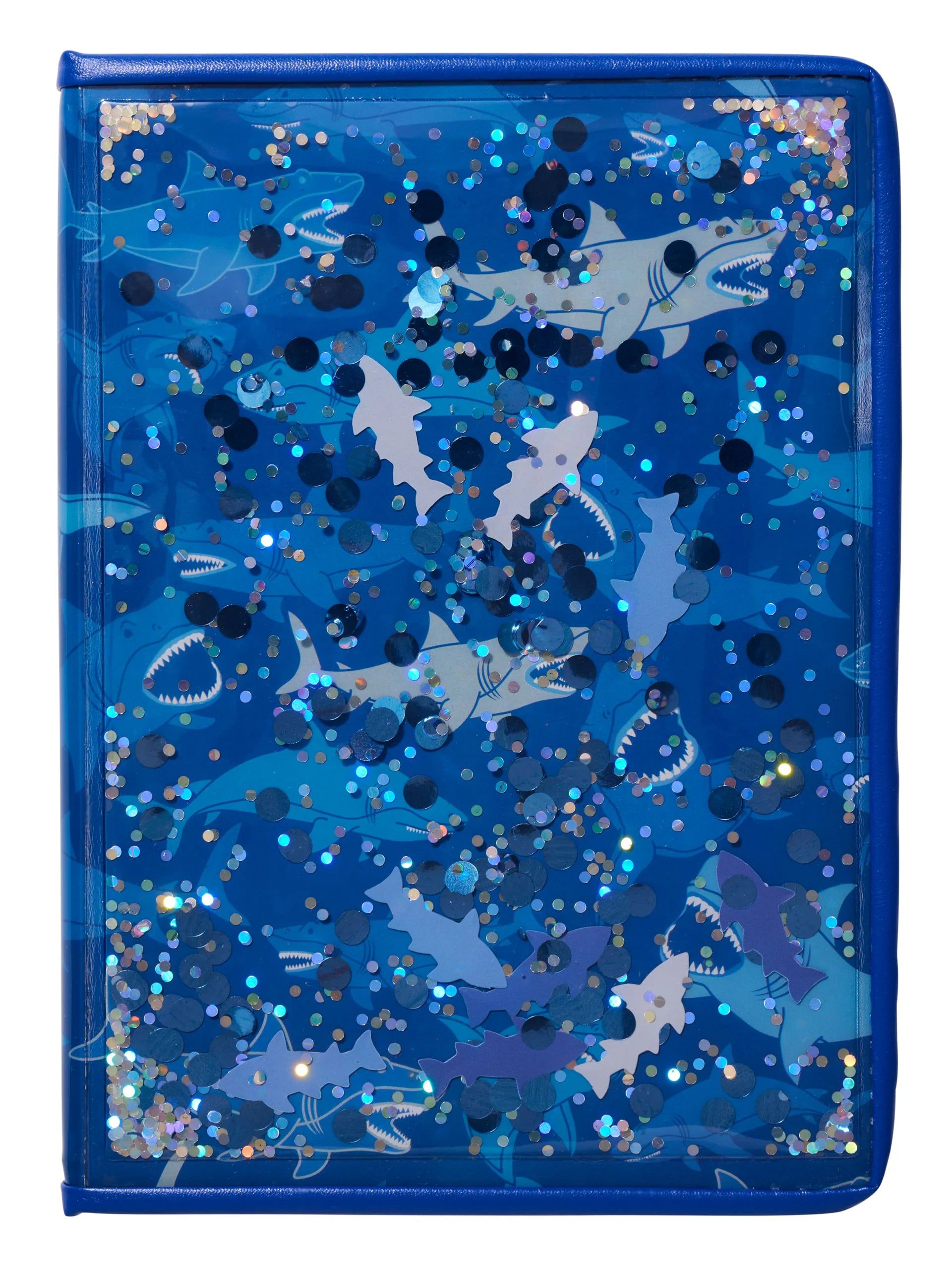 Smiggle - Float Animated Shark Patterned A5-Notizbuch