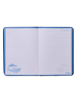 Smiggle - Float Animated Shark Patterned A5-Notizbuch
