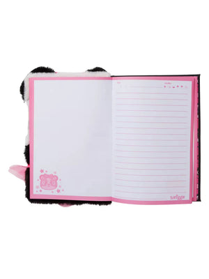 Smiggle – Flauschiges Plüsch-Tagebuch und Notizbuch im A5-Format