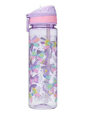 Smiggle - Flutter BPA-freie Trinkflasche mit Strohhalm 650ML