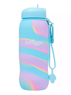 Smiggle – Freestyle 630 ml Wasserflasche mit faltbarem Strohhalm