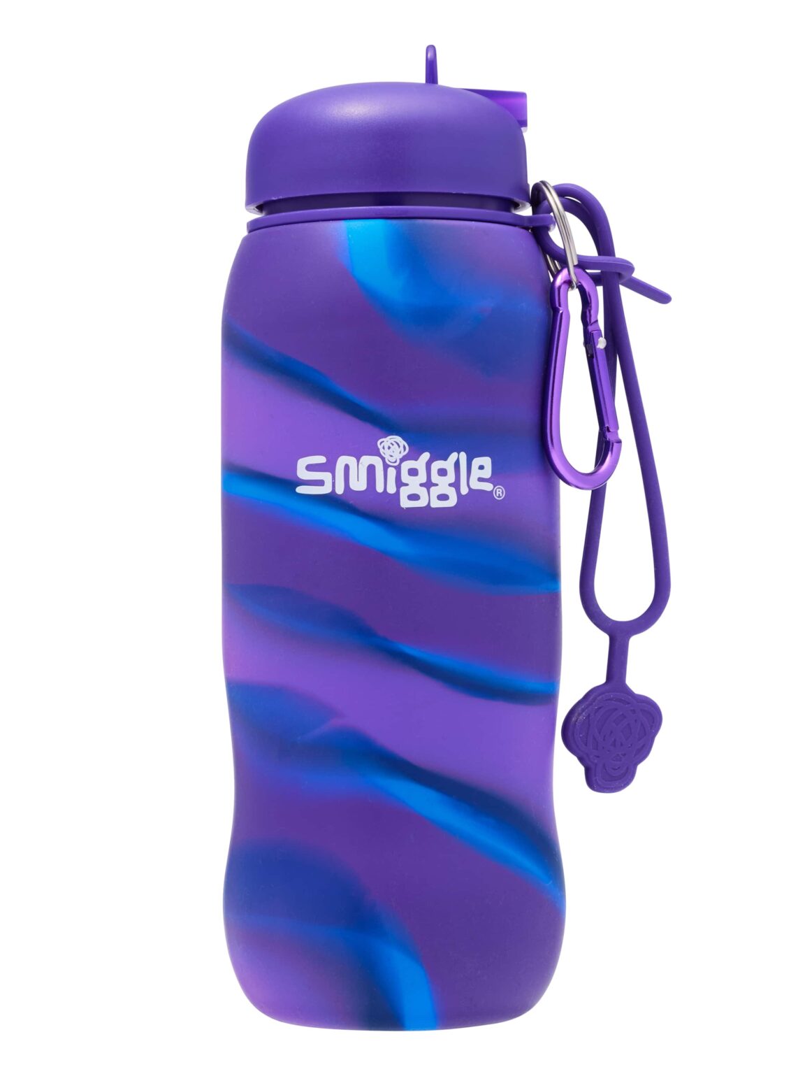 Smiggle – Freestyle 630 ml Wasserflasche mit faltbarem Strohhalm