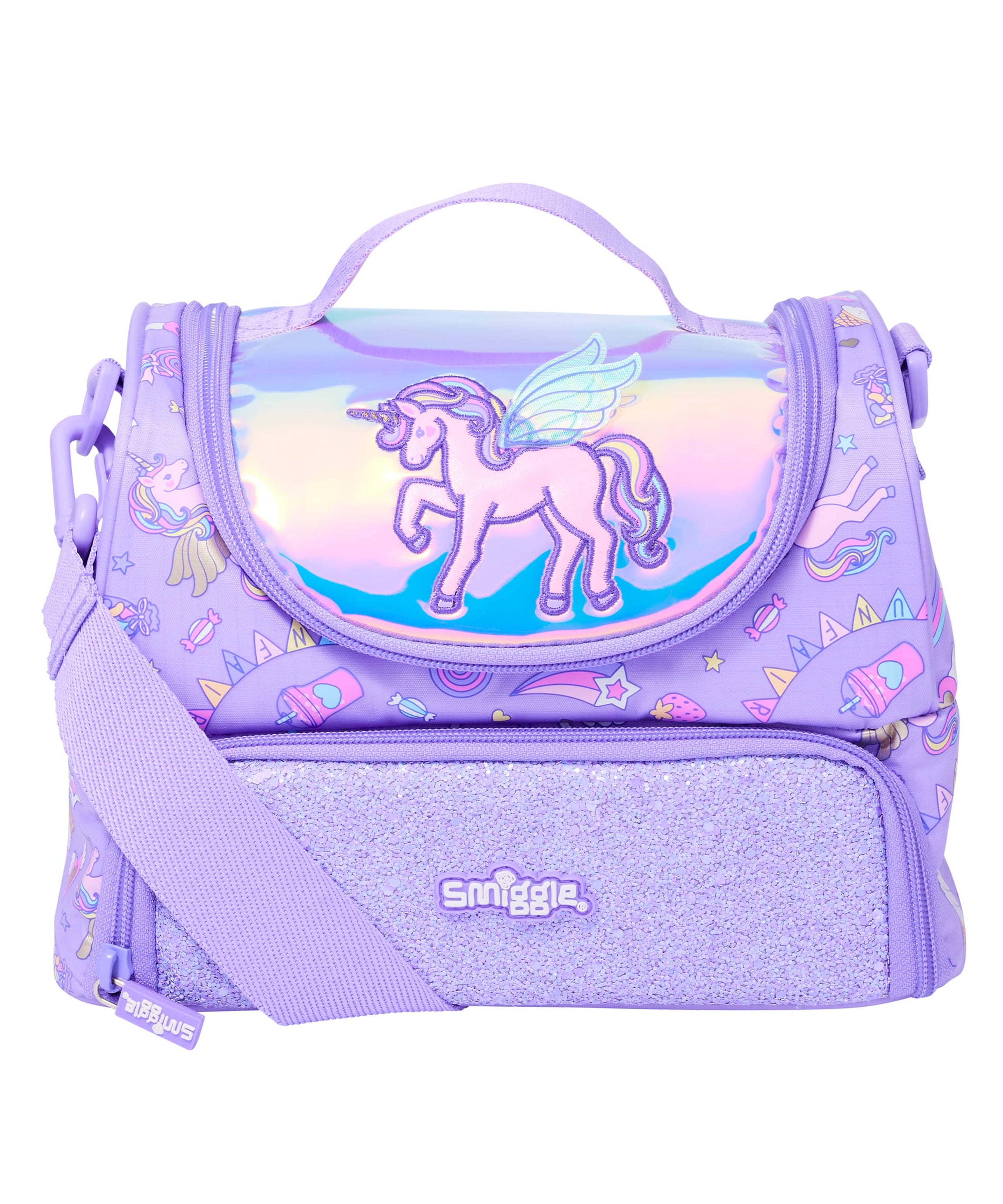 Smiggle - Fun Fair Doppelschichtige Brotdose