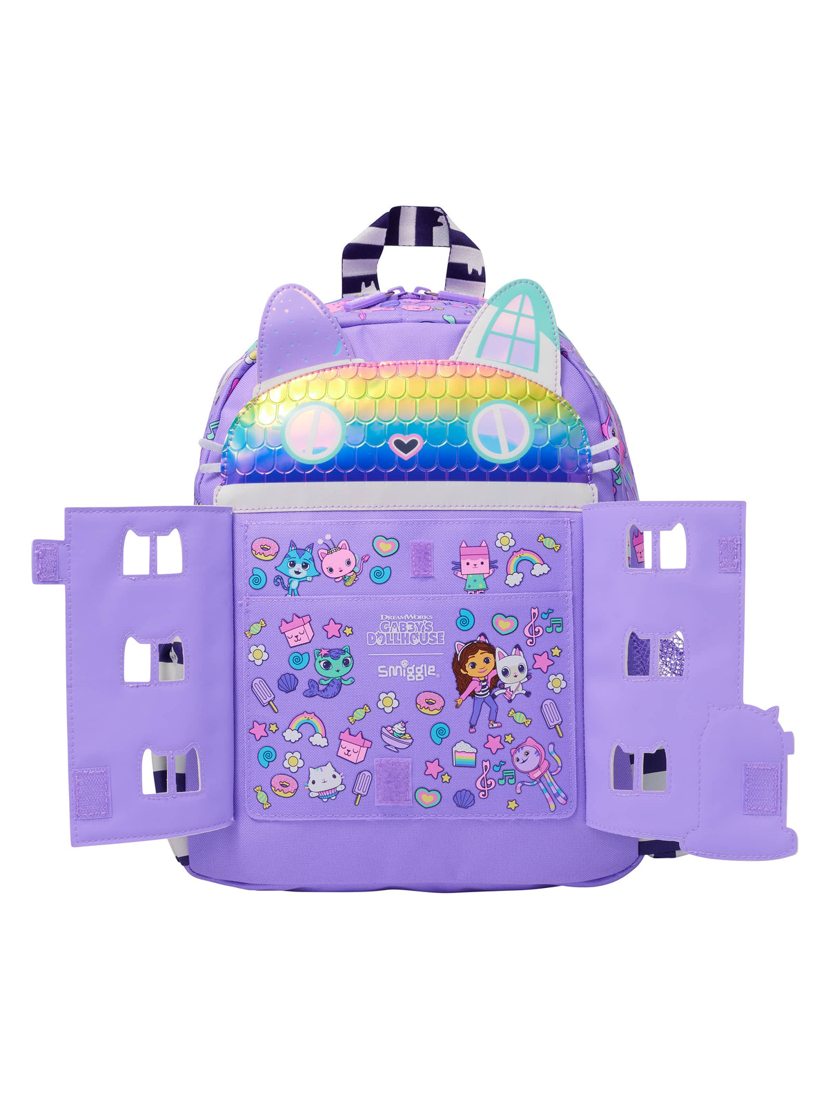 Smiggle – Gabbys Dollhouse Kindergarten- und Kindergartenrucksack