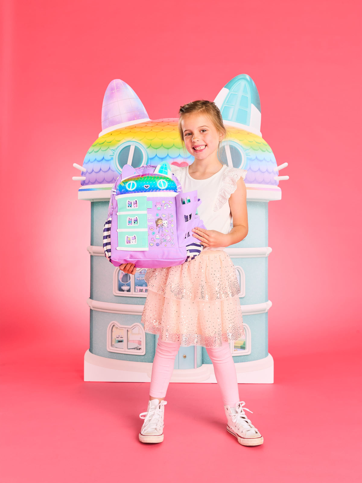 Smiggle – Gabbys Dollhouse Kindergarten- und Kindergartenrucksack