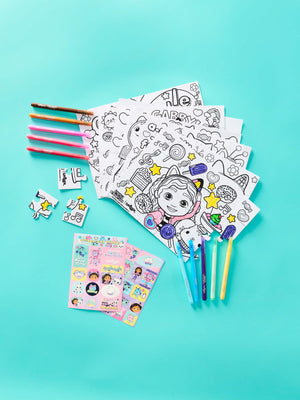 Smiggle – Gabbys Puppenhaus-Puzzle- und Kunst-Briefpapier-Set