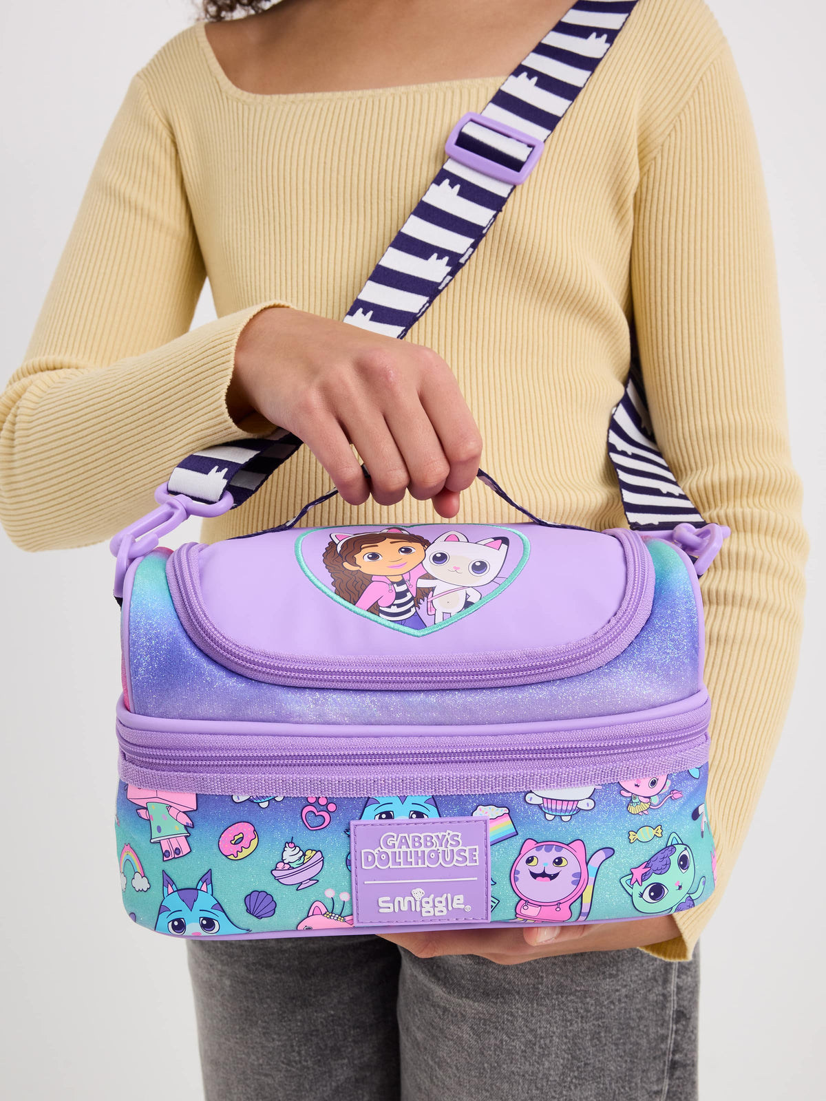Smiggle – Gabbys Dollhouse Doppeldecker-Lunchbox