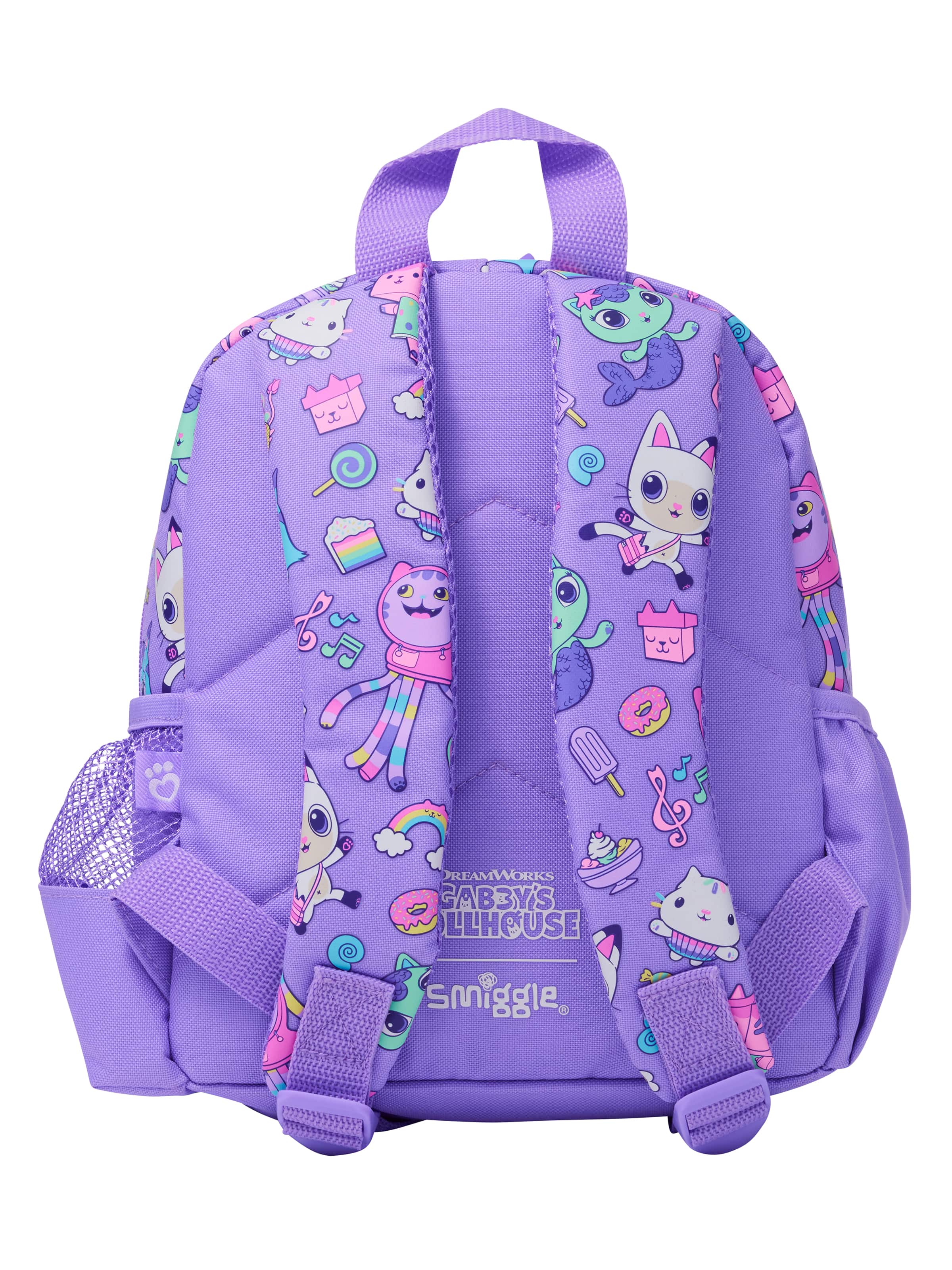 Smiggle – Gabbys Dollhouse Kindergarten-Rucksack mit abnehmbaren Spielzeugen