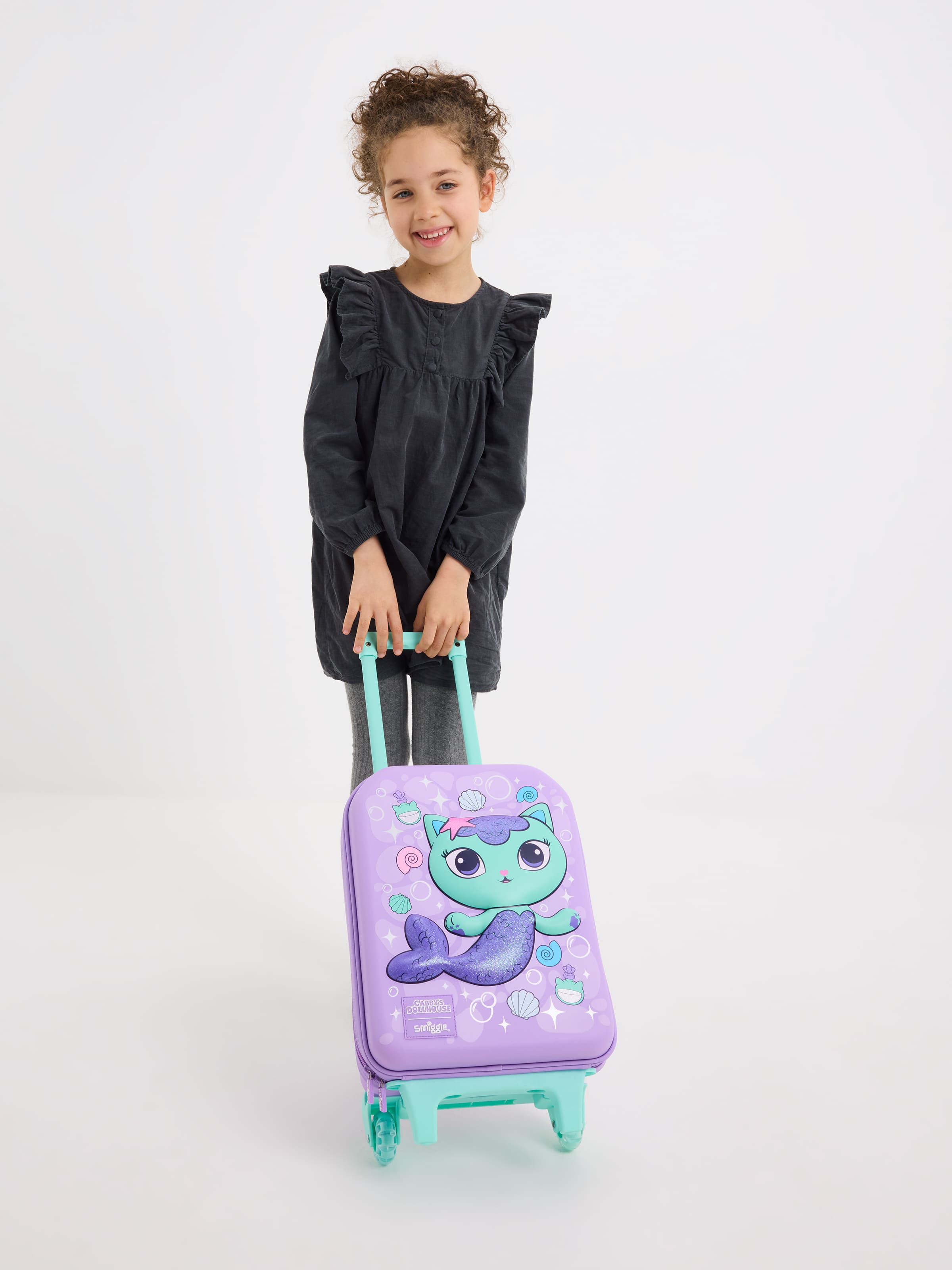 Smiggle – Gabbys Dollhouse Reise- und Schul-Rollgepäcktasche