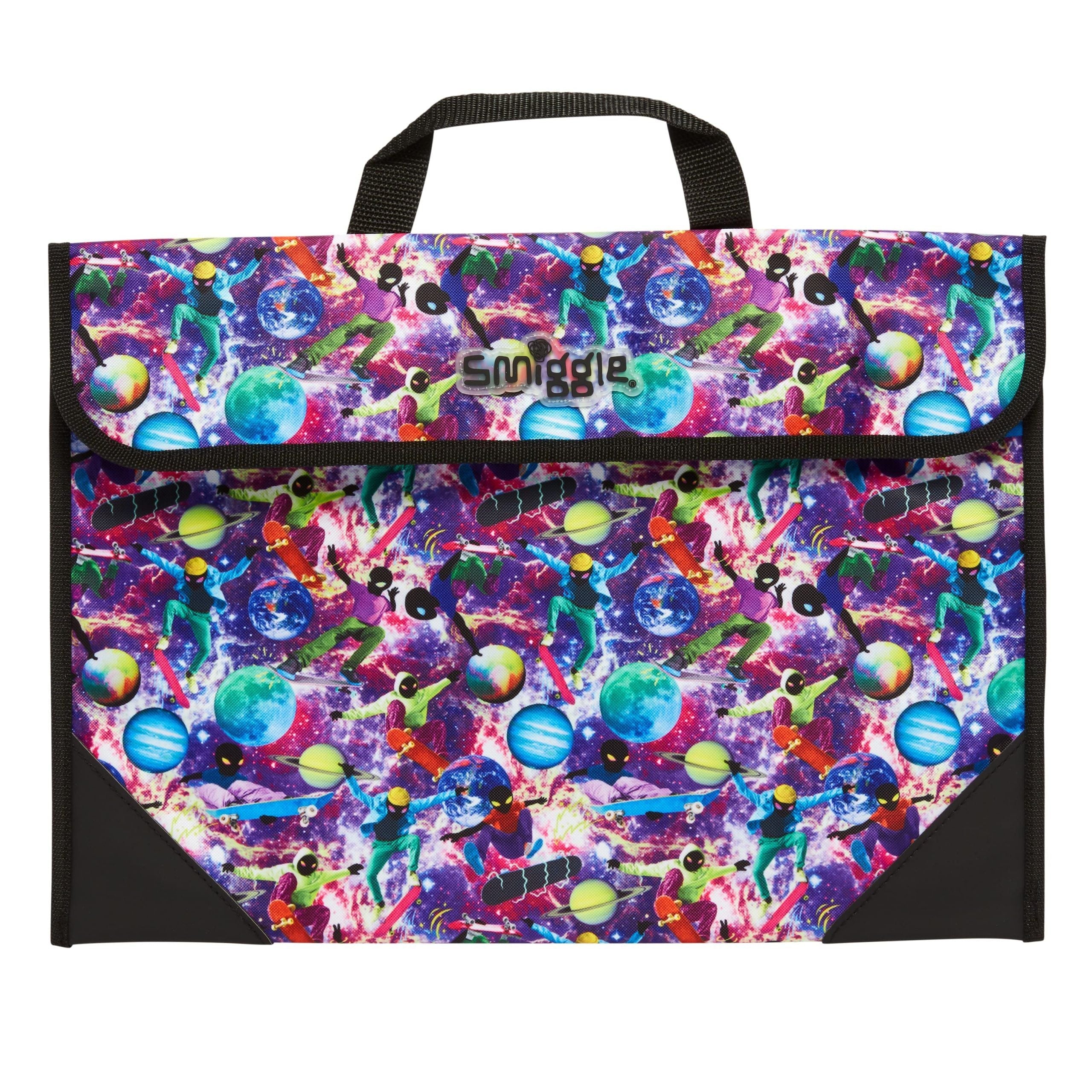 Smiggle – Galaxy Akten- und Hausaufgaben-Tragetasche