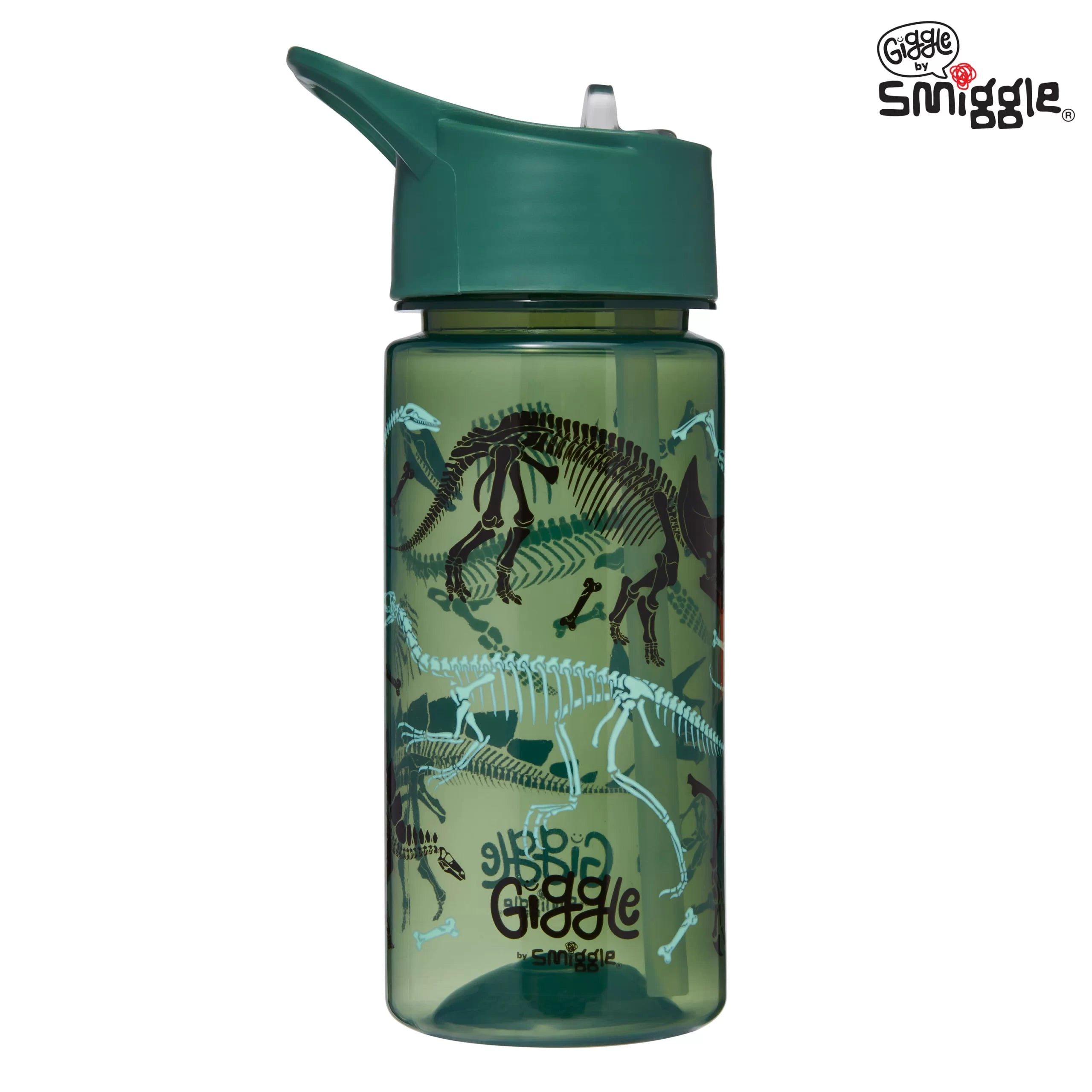 Smiggle - Giggle 450 ML BPA-freie Trinkflasche mit Strohhalm