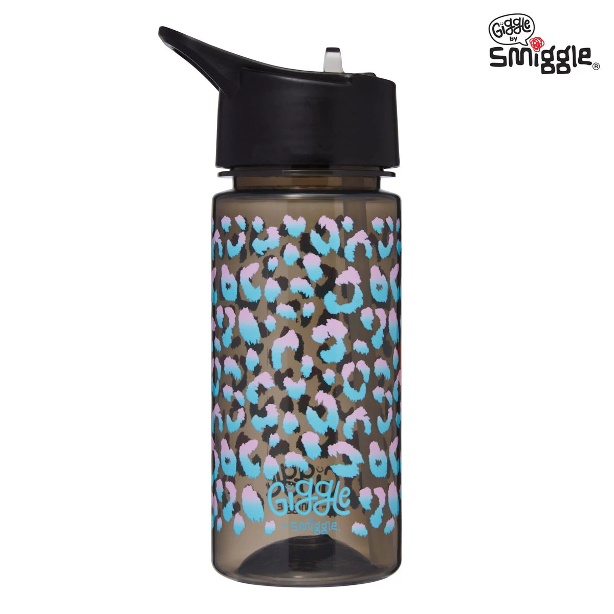 Smiggle - Giggle 450 ML BPA-freie Trinkflasche mit Strohhalm
