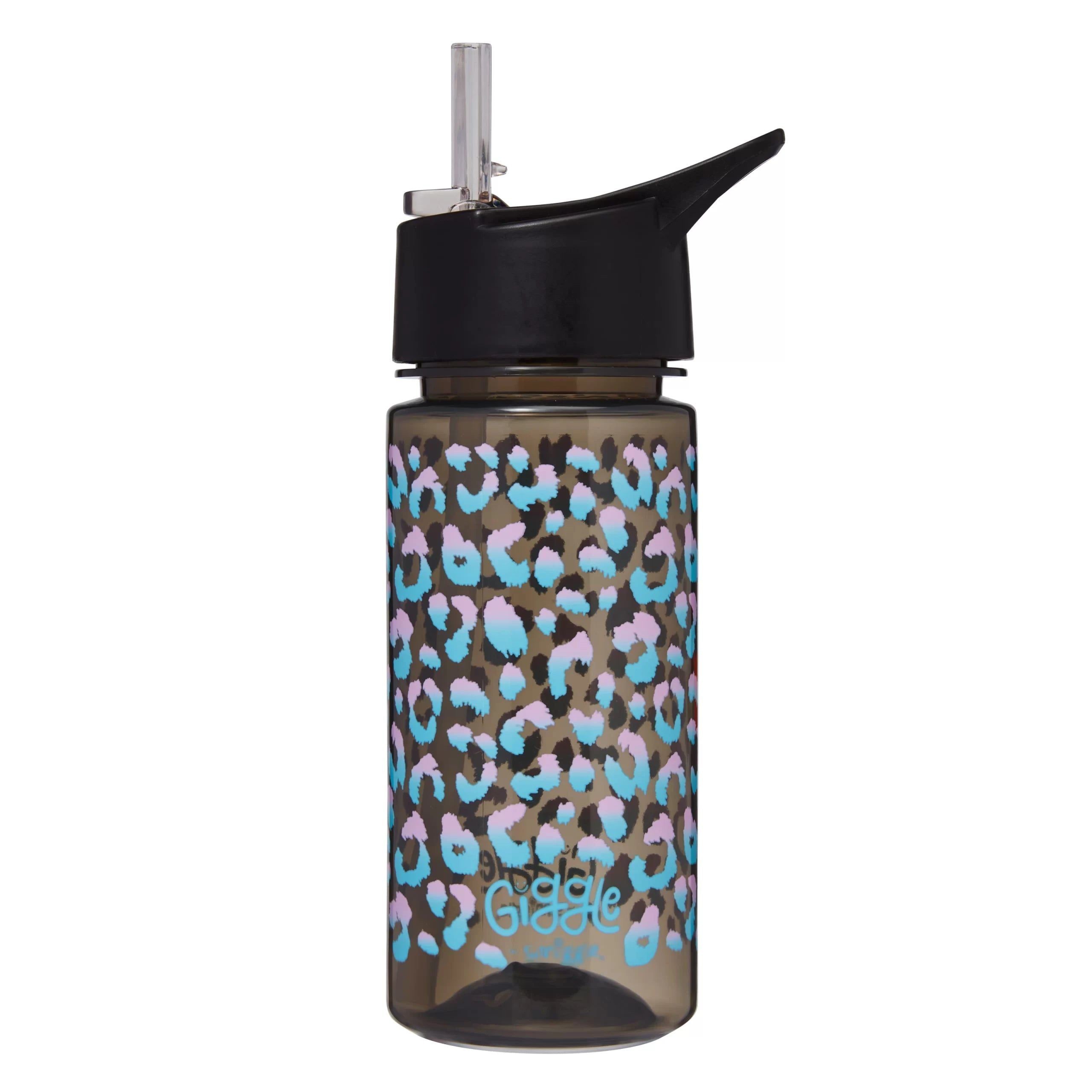 Smiggle - Giggle 450 ML BPA-freie Trinkflasche mit Strohhalm