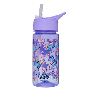 Smiggle - Giggle 450 ML BPA-freie Trinkflasche mit Strohhalm
