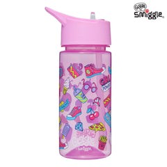 Smiggle - Giggle 450 ML BPA-freie Trinkflasche mit Strohhalm