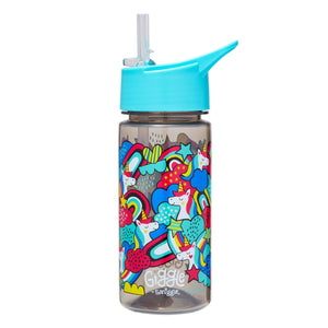 Smiggle – Giggle 450 ml automatischer Trinker mit Strohhalm