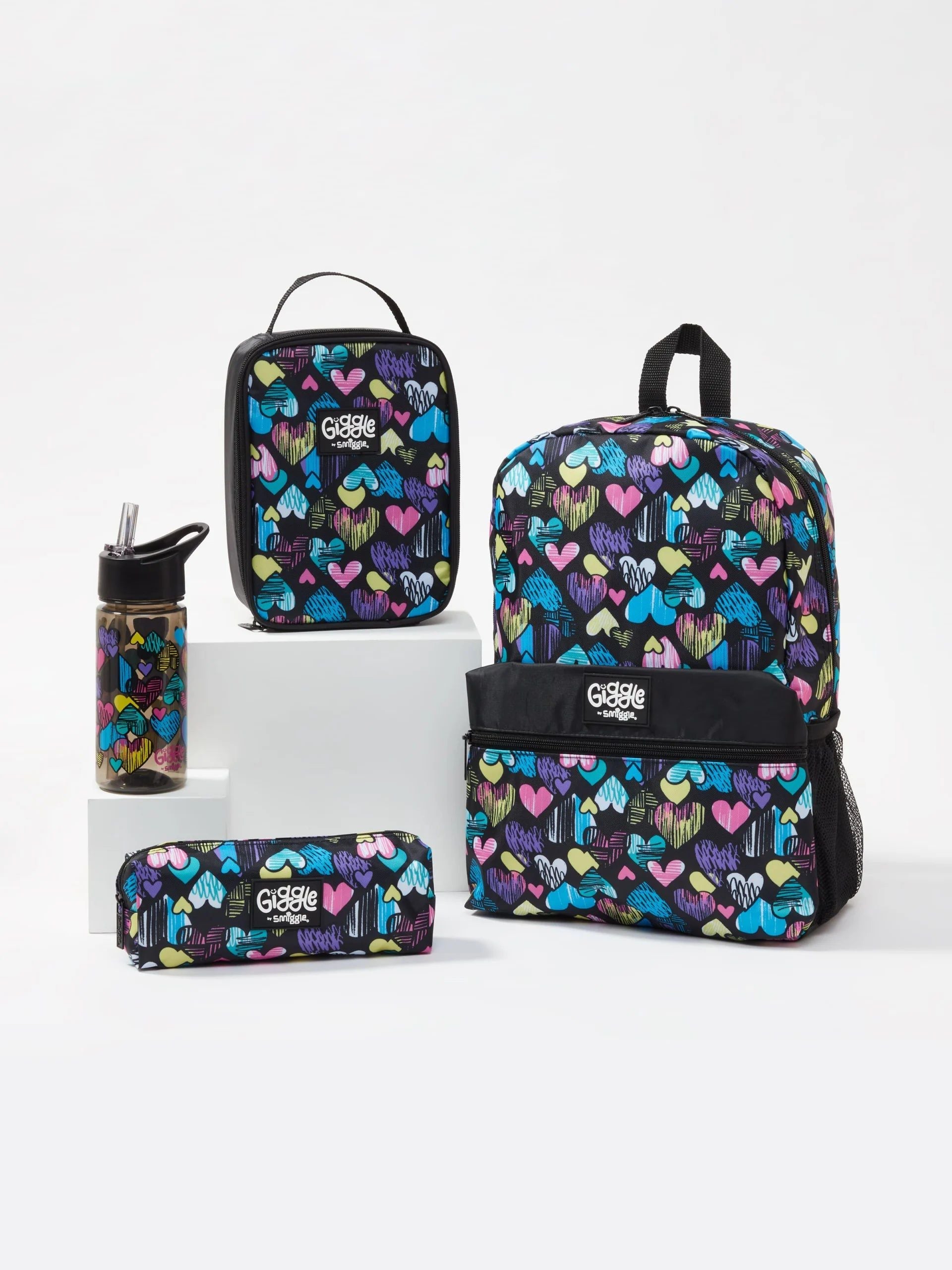 Smiggle - Giggle 4-teiliges Schultaschen-Set