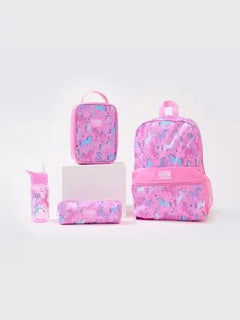 Smiggle - Giggle 4-teiliges Einhorn-Schultaschen-Set