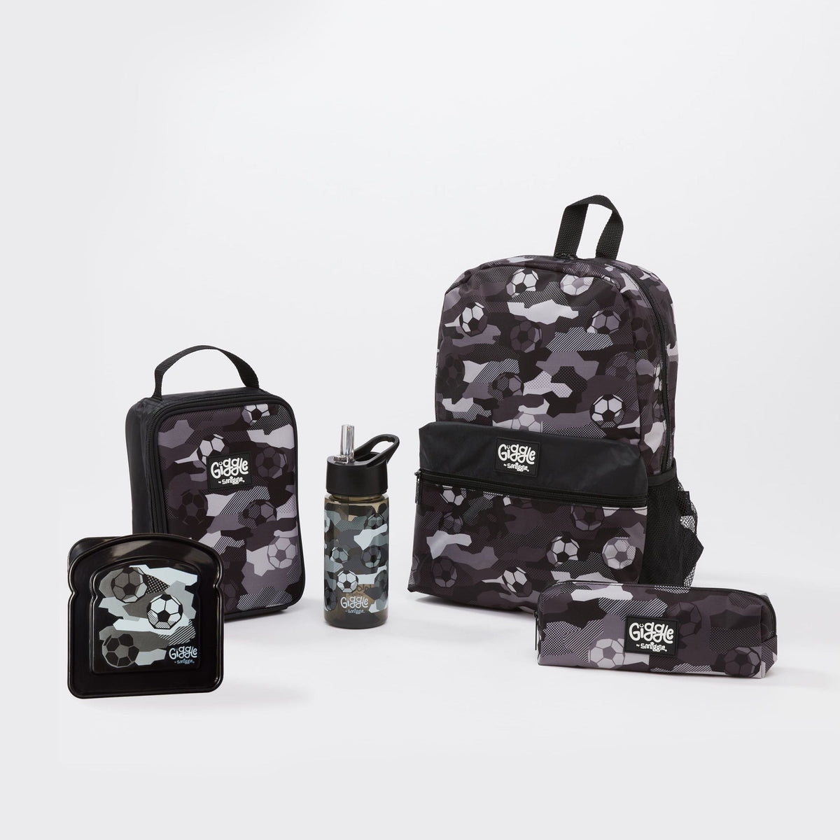 Smiggle - Giggle Schultaschen-Set mit Lunchbox