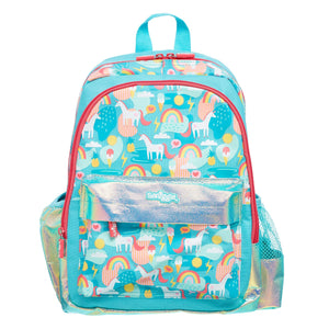 Smiggle - Go Junior Blauer Einhorn-Rucksack
