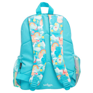 Smiggle - Go Junior Blauer Einhorn-Rucksack