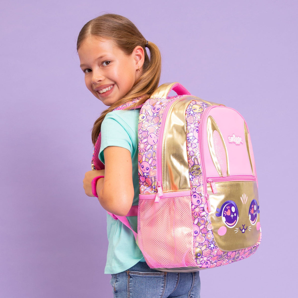 Smiggle – Gold Budz Classic Charakter-Rucksack