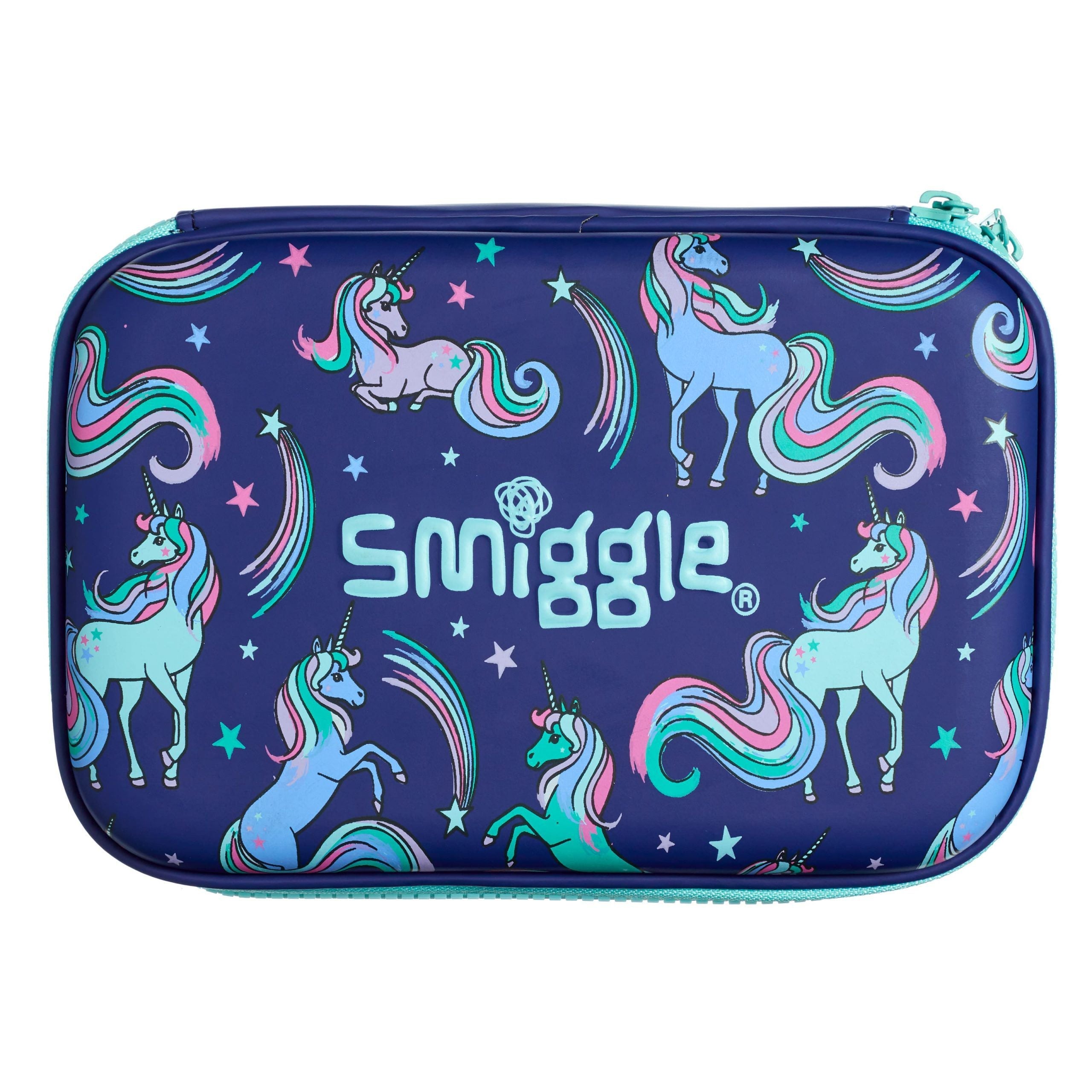 Smiggle – Good Vibes Unicorn Hardtop-Briefpapier-Set