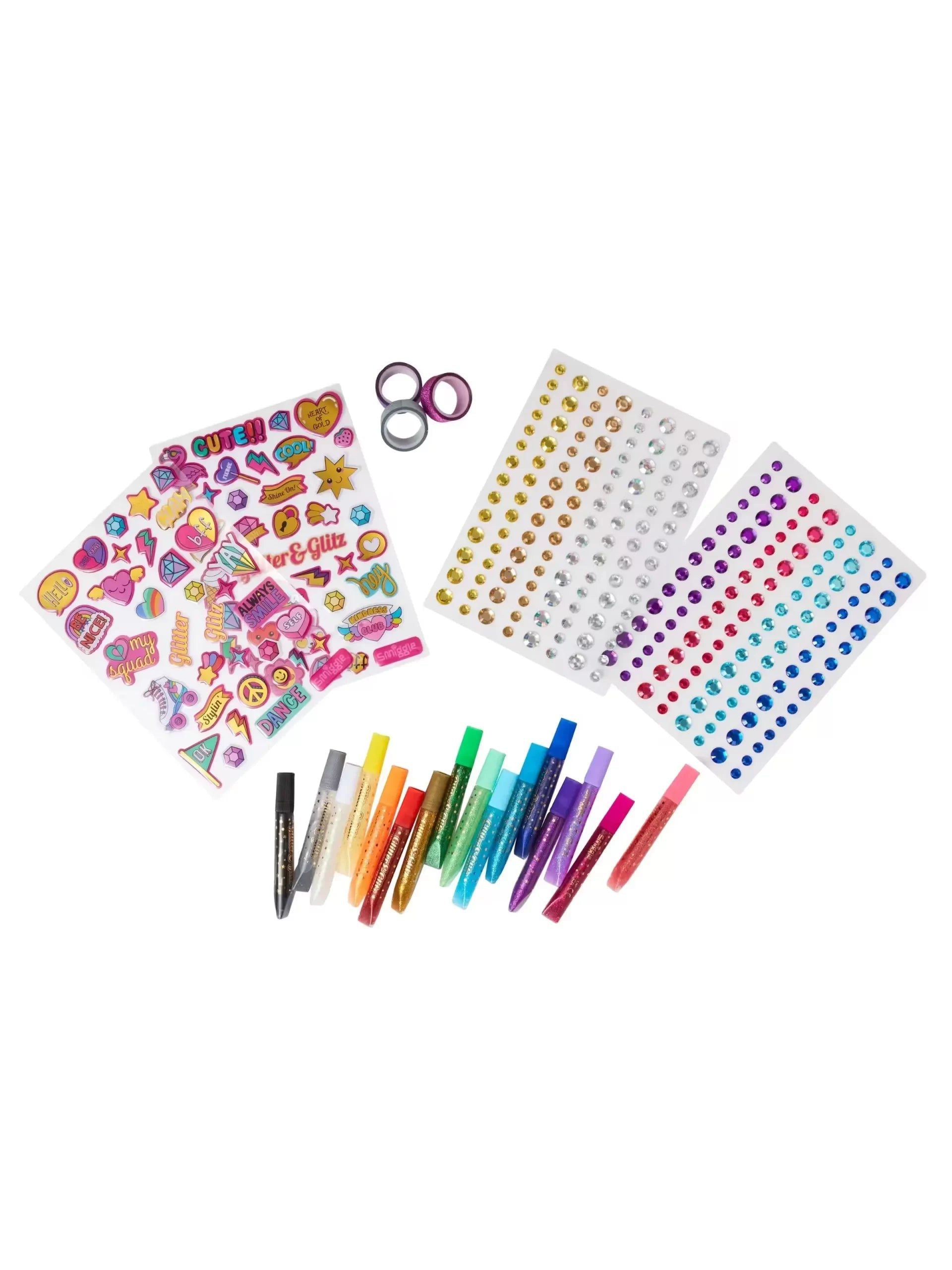 Smiggle – Ausgefallenes Mal-, Etiketten- und Klebebriefpapier-Set