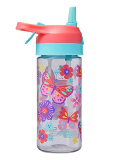 Smiggle – Hali Junior Wassersprüher, 440 ml Wasserflasche mit automatischem Strohhalm