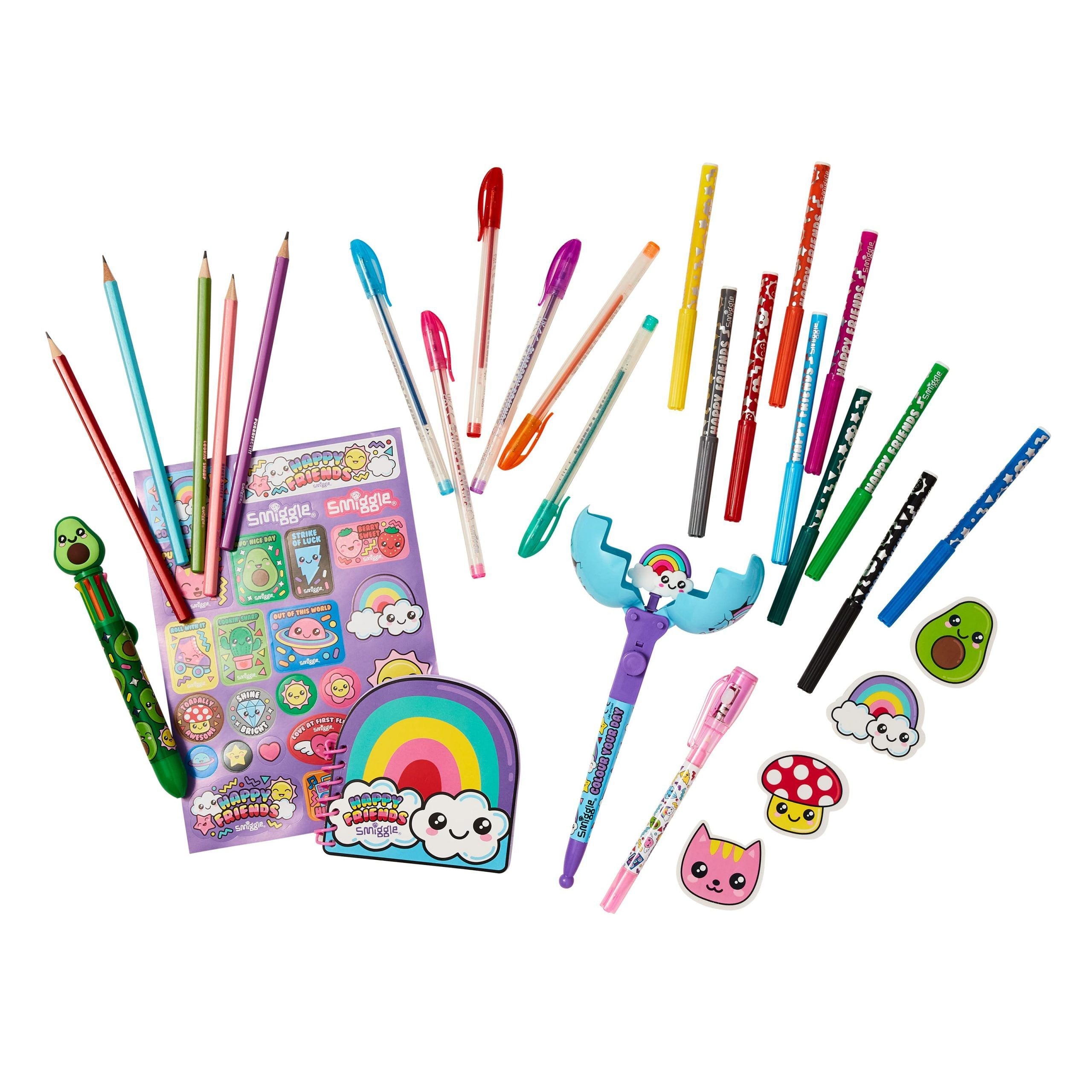 Smiggle – Happy Friends Mal- und Schreibset