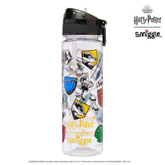 Smiggle - Harry Potter 650ML BPA-freie Trinkflasche mit Strohhalm