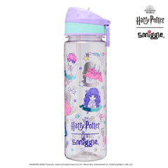 Smiggle - Harry Potter 650ML BPA-freie Trinkflasche mit Strohhalm