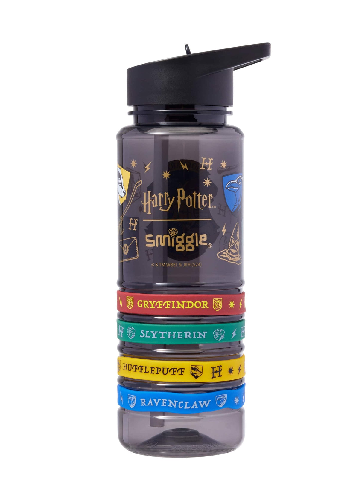 Smiggle – Harry Potter 750 ml BPA-freie Wasserflasche mit Strohhalm
