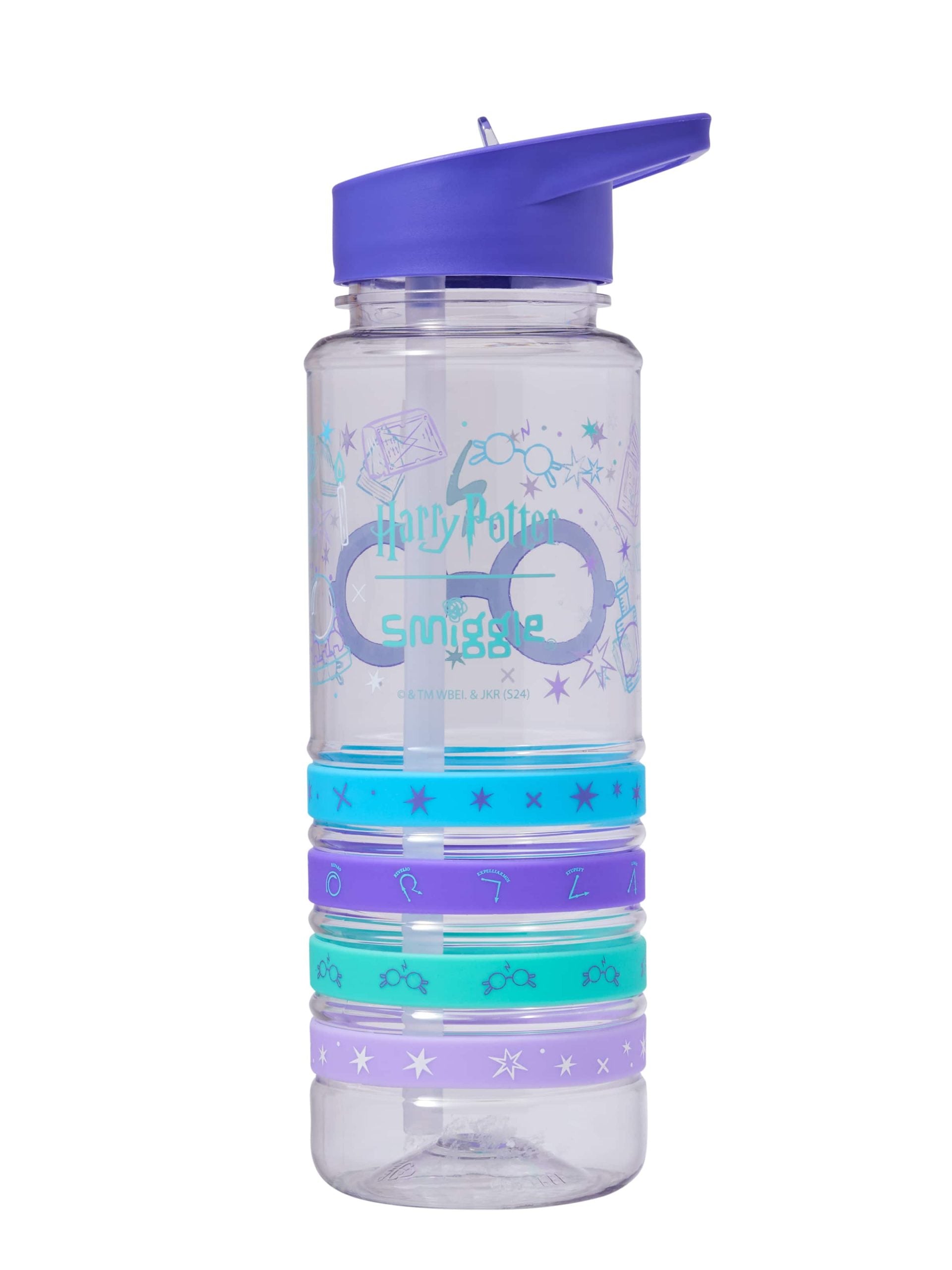 Smiggle – Harry Potter 750 ml BPA-freie Wasserflasche mit Strohhalm