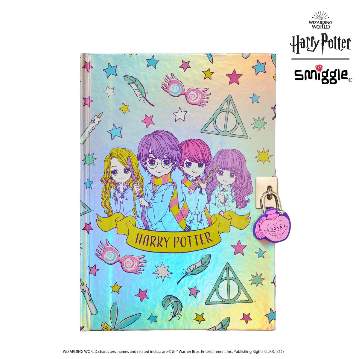 Smiggle – Harry Potter A5-Notizbuch mit Verschluss