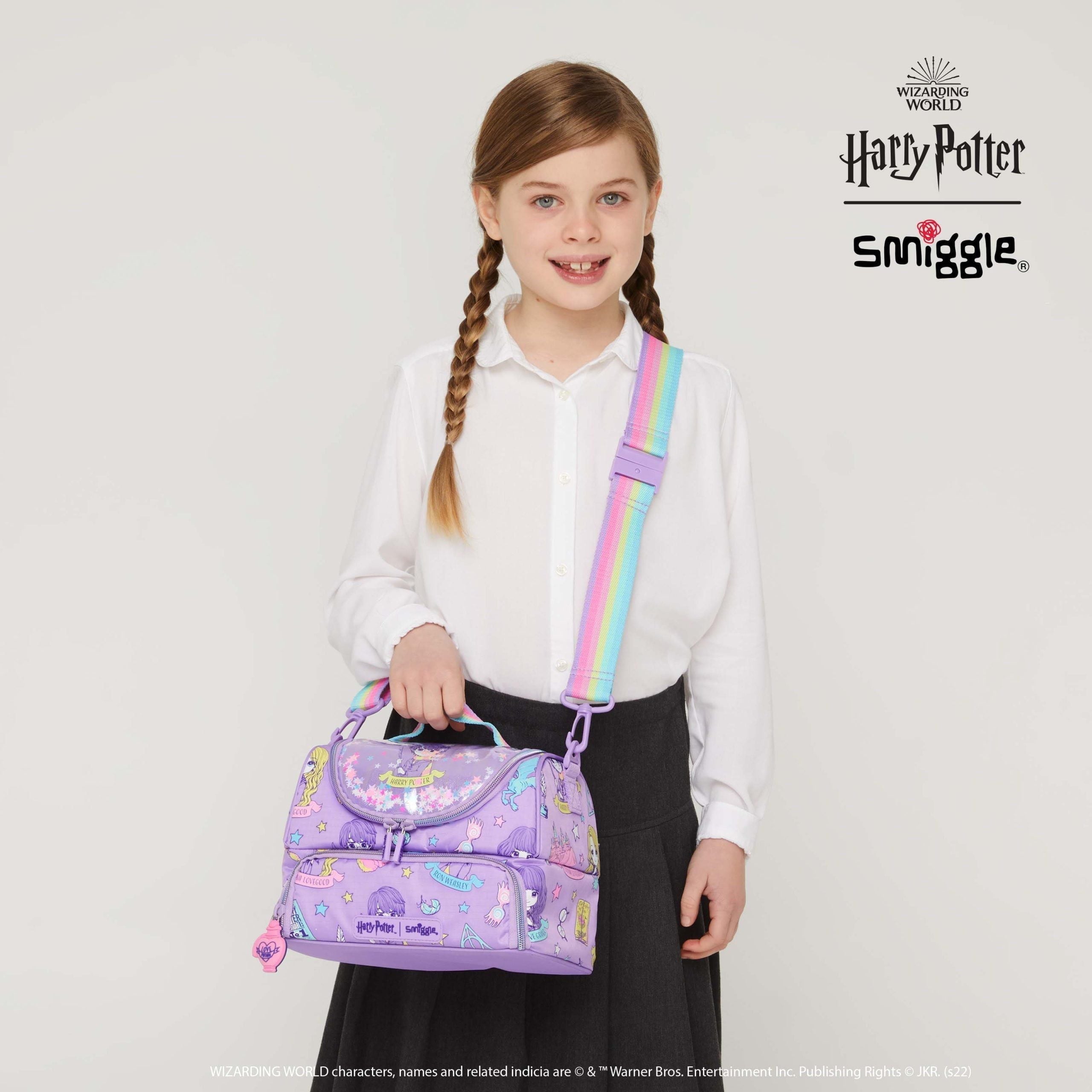 Smiggle – Harry Potter Doppeldecker-Lunchbox mit Kleiderbügel